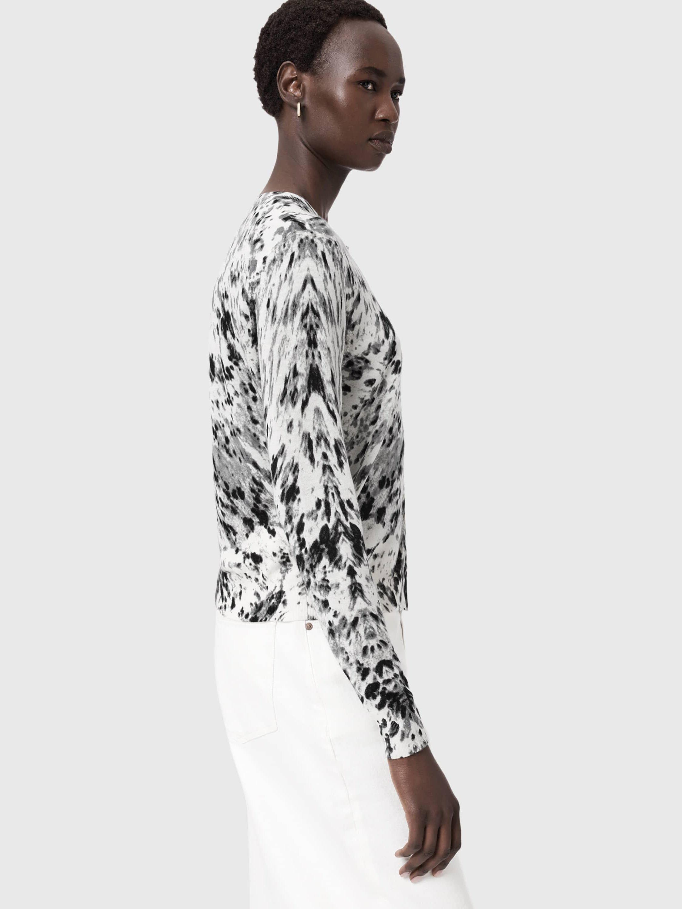 Product image 7 of 7, which shows AllSaints Anouk Cardigan, Off White, L