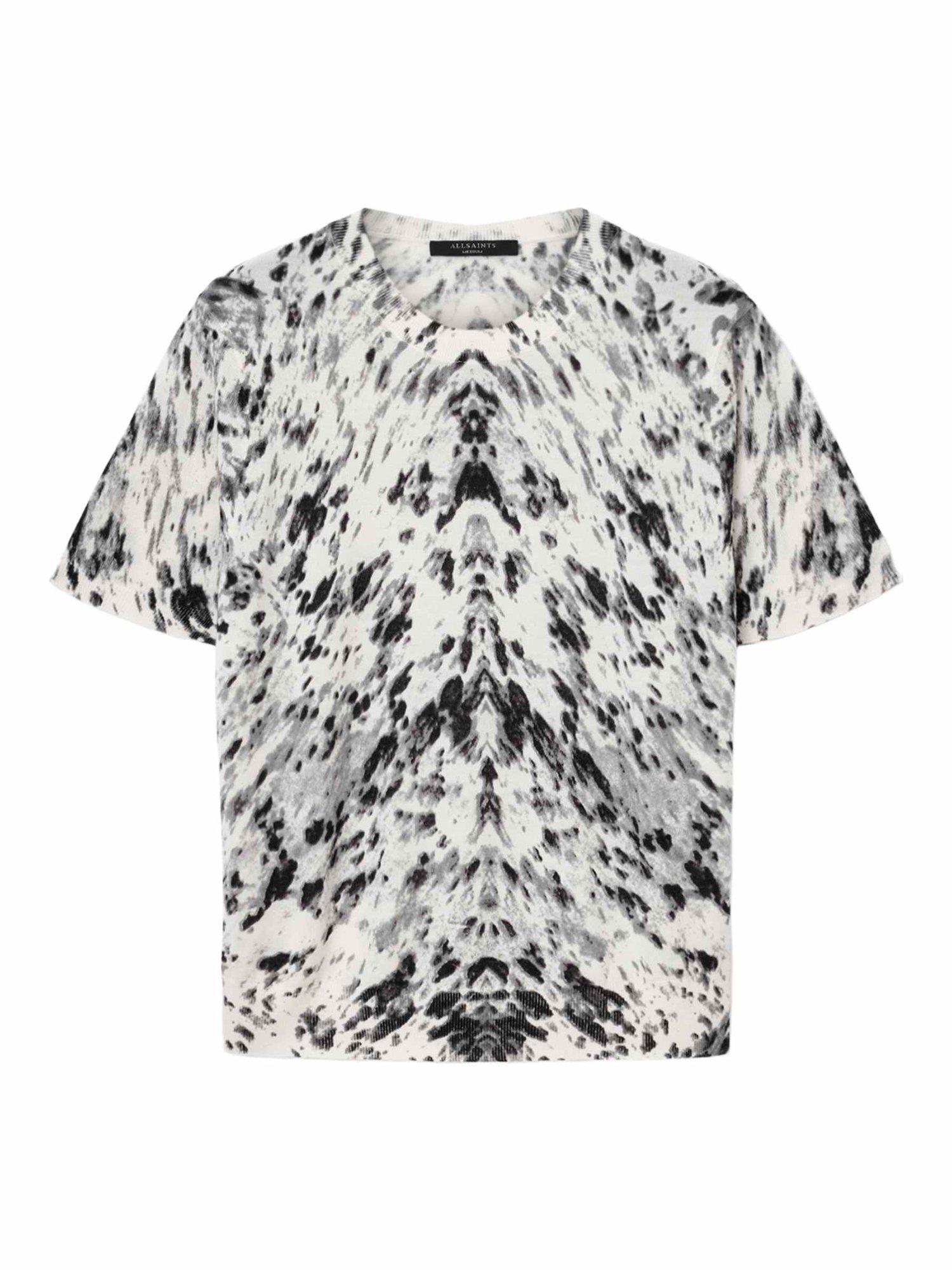 Product image 3 of 7, which shows AllSaints Anouk T-Shirt, Off White, L