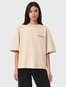 AllSaints Halis Amelie Graphic T-Shirt, Sandy White