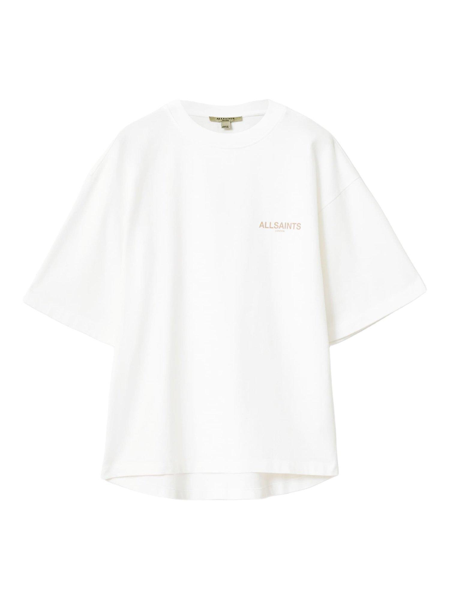Product image 4 of 6, which shows AllSaints Tempus Amelie Top, Optic White, L