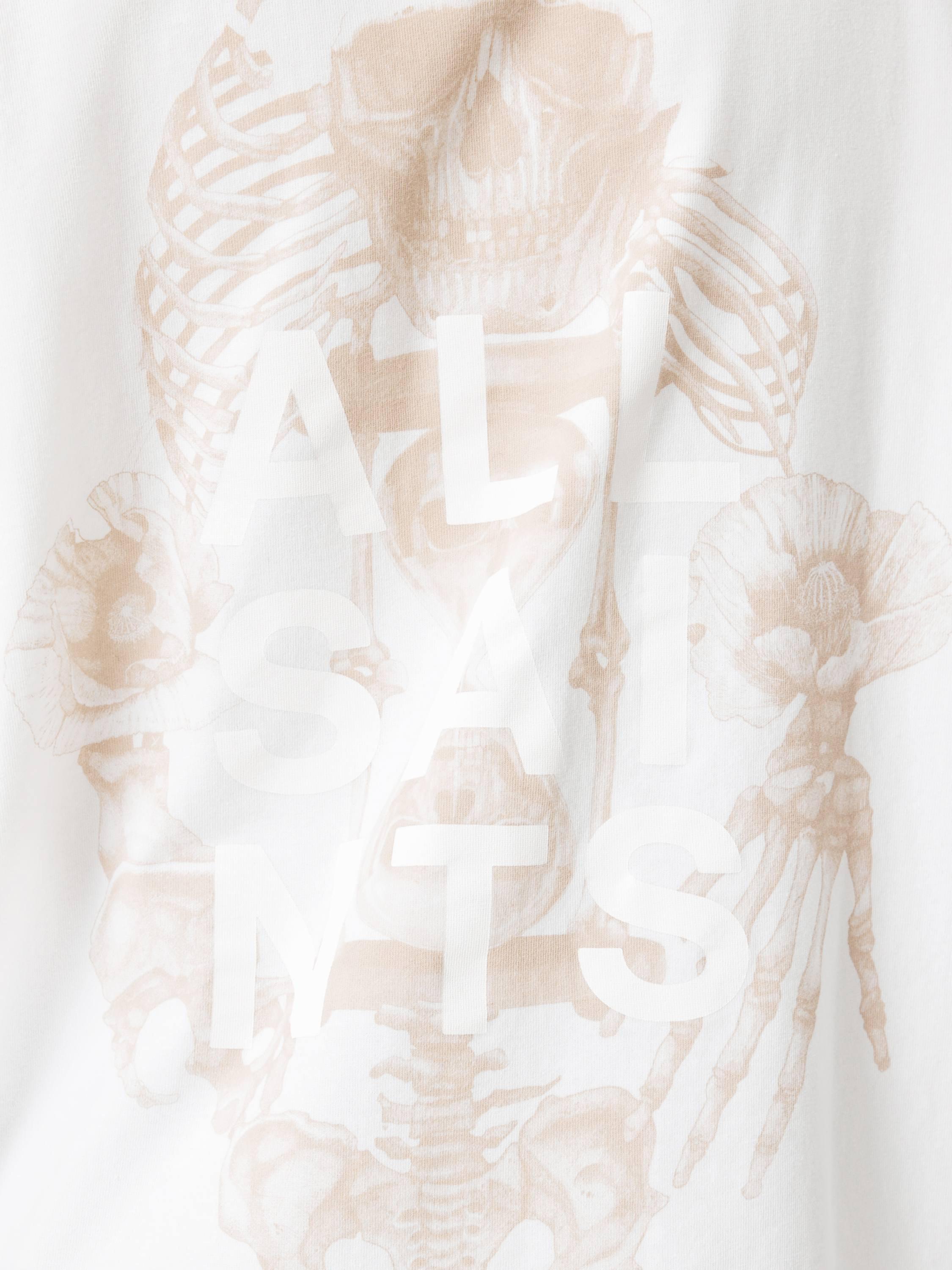 Product image 5 of 6, which shows AllSaints Tempus Amelie Top, Optic White, L
