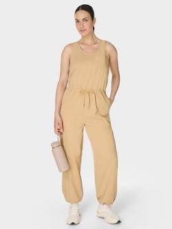 Sweaty Betty Quinn Utility Jumpsuit, Beige, Beige