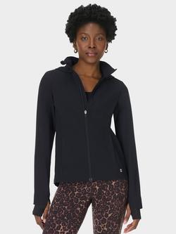 Sweaty Betty Ultimate Train Water Resistant Jacket, Black, Black
