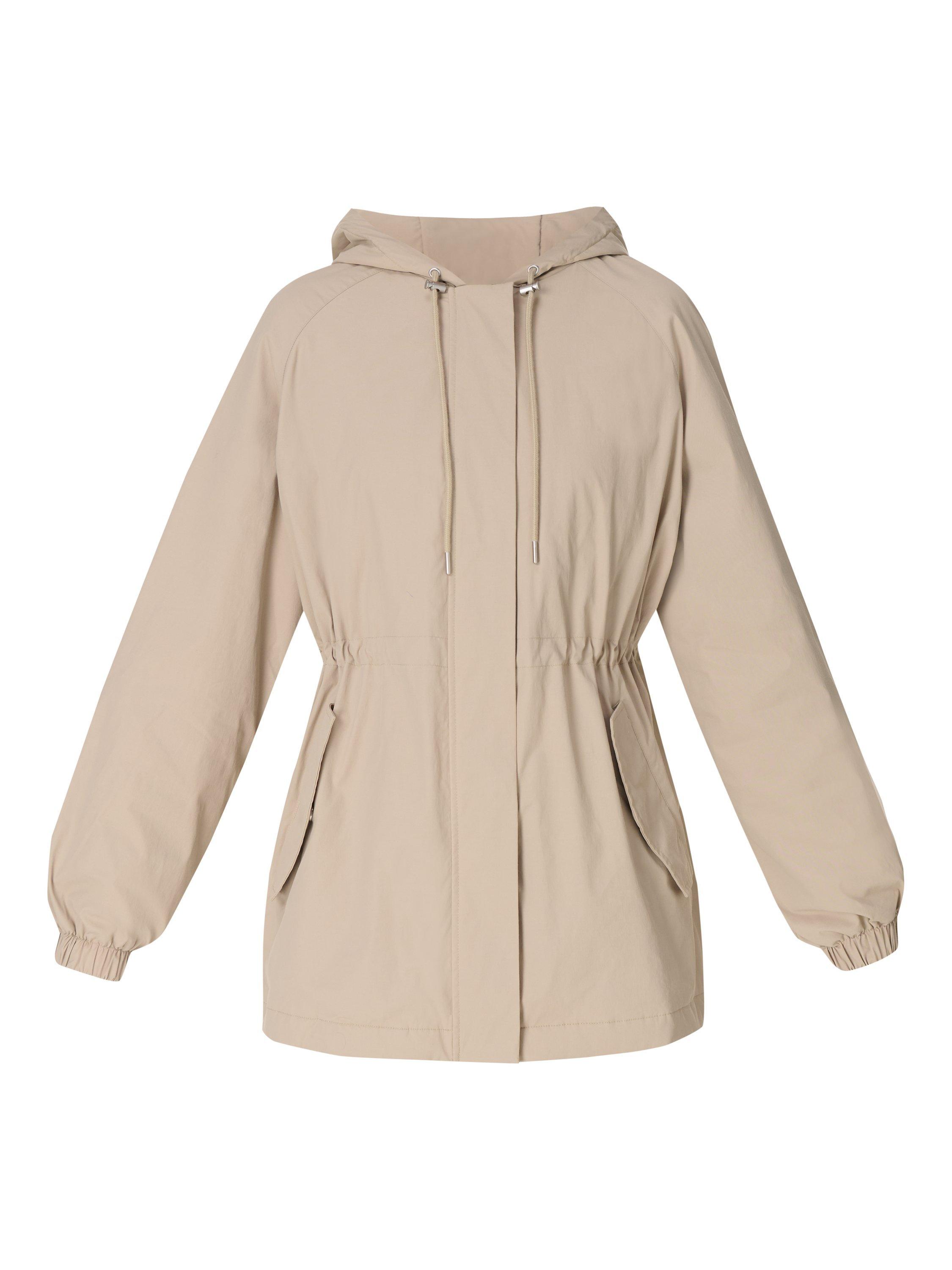 Sサイズ ウィメンズ sweaty Betty swing jacket 新品 Sweaty Betty Swing Parka Coat, Duskbeige