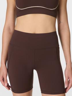 Sweaty Betty Power 6" Cycle Shorts, Brown, Brown