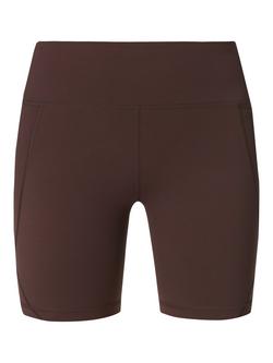 Sweaty Betty Power 6" Cycle Shorts, Brown - view 2, Brown
