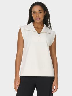 Sweaty Betty Sand Wash Sleeveless Jumper, Cream, Cream