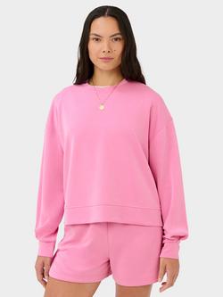 Sweaty Betty Sand Wash CloudWeight Sweatshirt, Pink