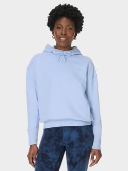 Sweaty Betty Revive Rib Mix Hoodie, Blue, Blue