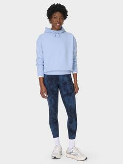 Sweaty Betty Revive Rib Mix Hoodie, Blue - view 2, Blue