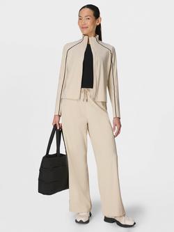 Sweaty Betty Anytime Explorer Zip Up Layer, Beige - view 2, Beige