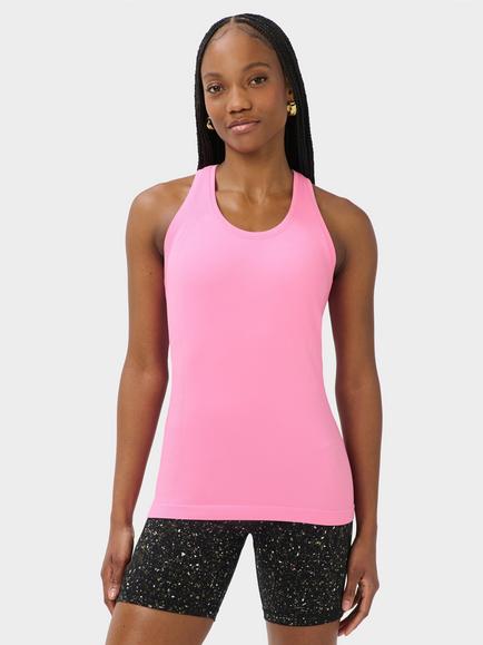 Sweaty Betty Athlete Seamless Workout Tank Top, Guava Pink