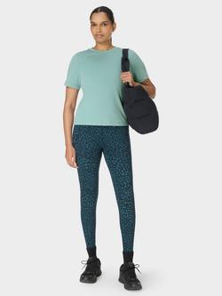 Sweaty Betty Elevated Boxy T-Shirt, Green - view 2, Green
