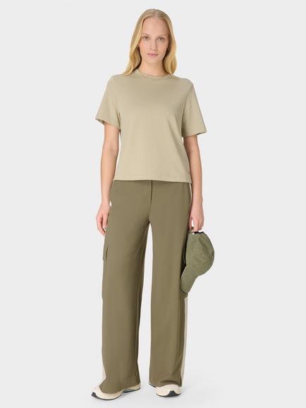 Sweaty Betty Elevated Boxy T-Shirt, Green - view 2, Green