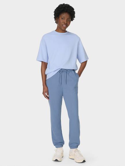 Sweaty Betty Elevate Longline T-Shirt, Glacier Blue - view 2, Glacier Blue