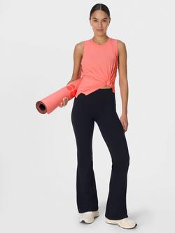 Sweaty Betty Soft Flow Studio Vest Top, Melon - view 2, Melon