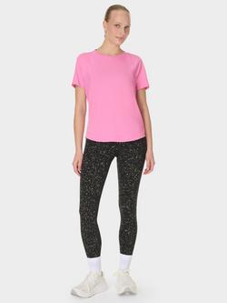 Sweaty Betty Breathe Easy Mesh T-Shirt, Pink - view 2, Pink
