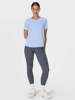 Sweaty Betty Breathe Easy Mesh T-Shirt - view 2, Glacier Blue