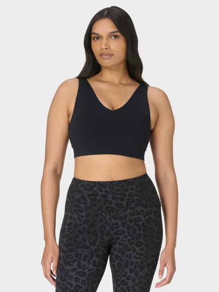 Sweaty Betty Ultimate Studio Voop Yoga Bra, Black
