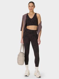 Sweaty Betty Ultimate Studio Yoga Bra, Brown - view 2, Brown