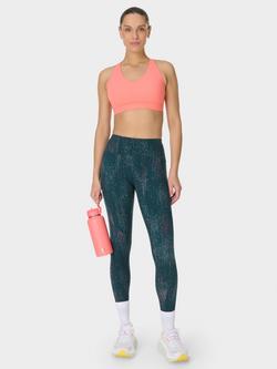 Sweaty Betty Power Pulse Sports Bra, Melon - view 2, Melon