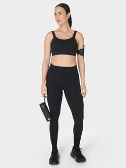 Sweaty Betty Runners High Sports Bra, Black - view 2, Black