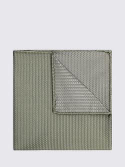 Moss Silk Pocket Square, Sage