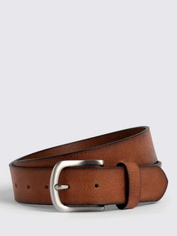 Moss Leather Belt, Tan, Tan