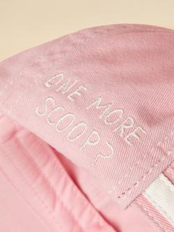 Joules Kids' Daley Ice Cream Baseball Cap, Pink - view 2, Pink