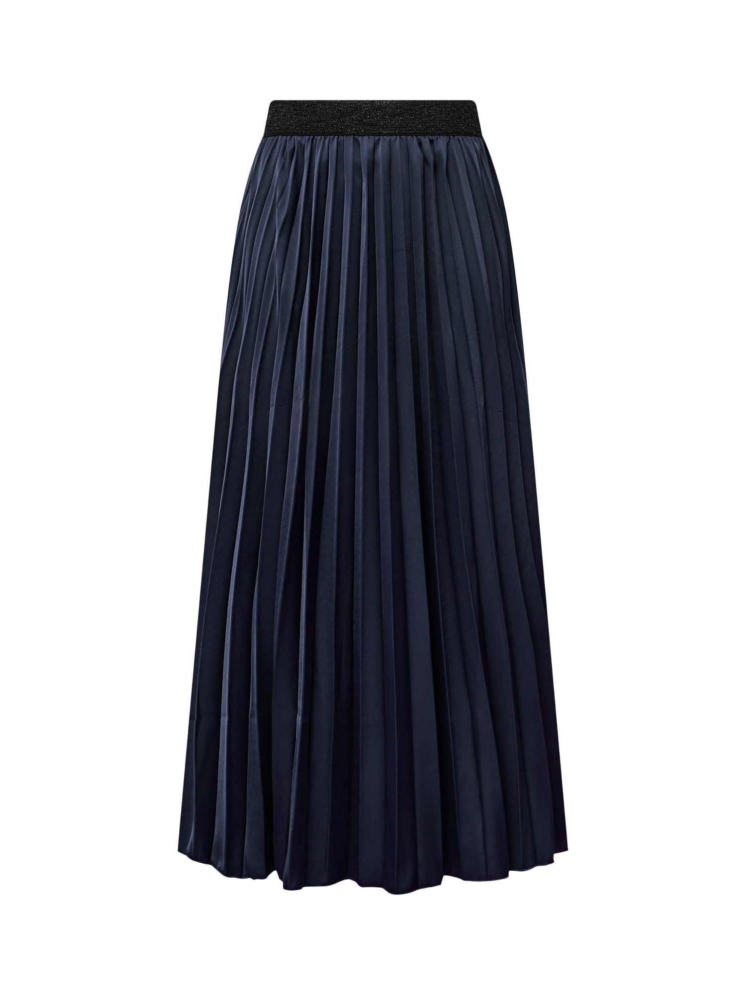 Product image 5 of 5, which shows James Lakeland Pleated Maxi Skirt, Navy, 8