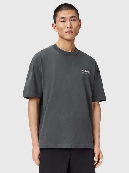 AllSaints Underground T-Shirt, Dark Steel Blue