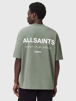 AllSaints Underground T-Shirt - view 2, Spring Green