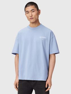 AllSaints Underground T-Shirt, Villa Blue