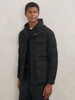 Reiss Mercury Puffer Jacket, Navy, Navy