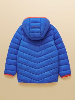 Joules Kids' Carin Showerproof Coat - view 2, Blue