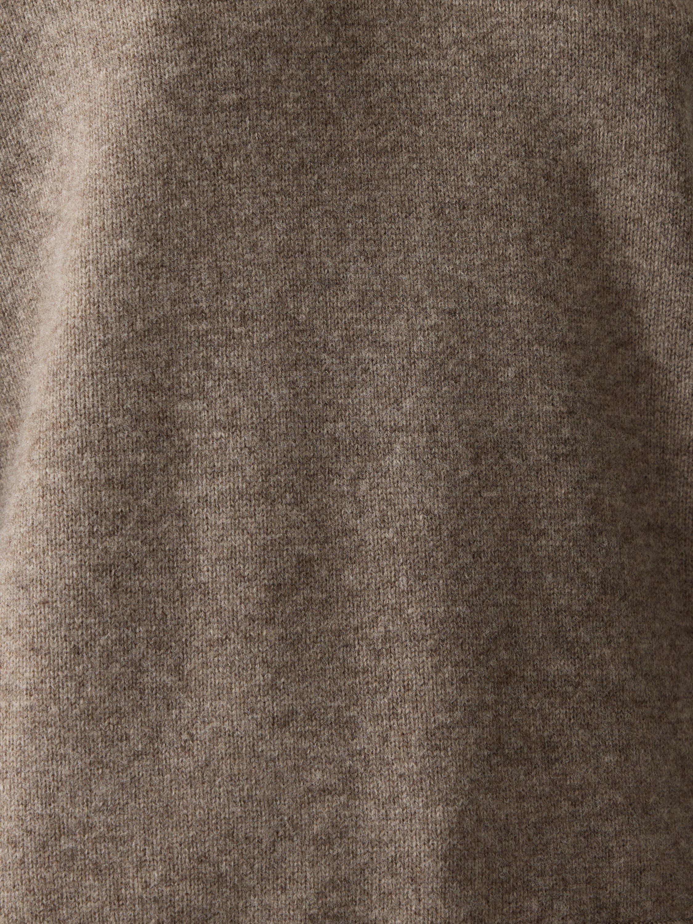 Product image 6 of 6, which shows Jigsaw Hooded Wool Rich Jumper, Taupe, XS