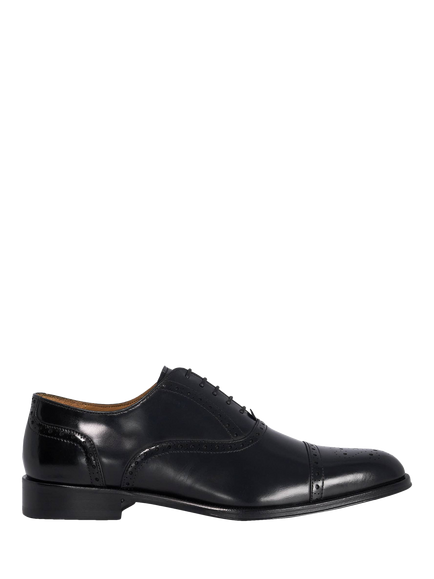 Dune London Soliders Leather Sole Brogues, Tan, Black