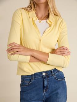 Baukjen Susan Long Sleeve Shirt, Butter yellow - view 2, Butter yellow