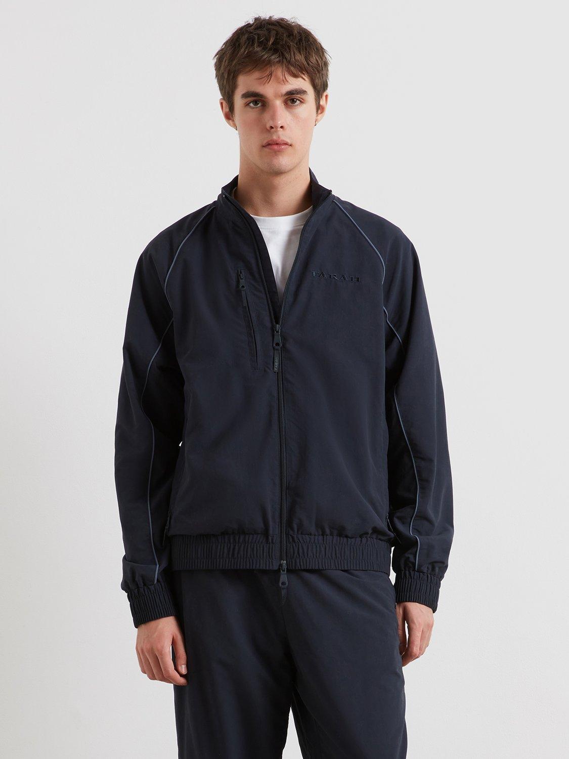 Product image 1 of 5, which shows Farah Waver Tree Sports Jacket, Navy, S