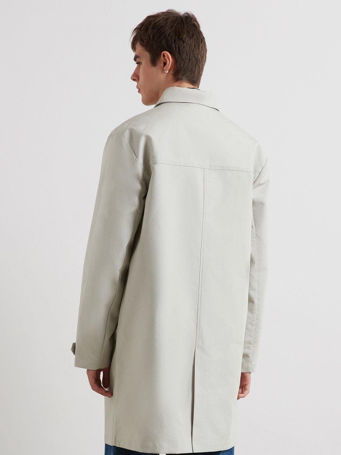 Product image 5 of 5, which shows Farah Berwyn Cotton Mac, White, L