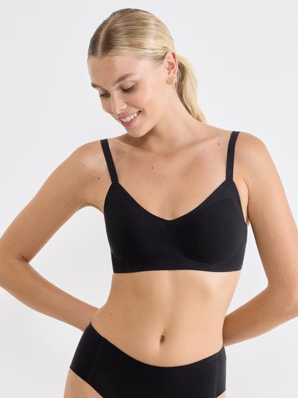 sloggi ZERO Feel Pure Soft Bra, Black