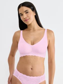 sloggi ZERO Feel Bliss Soft Bra, Floral Pink