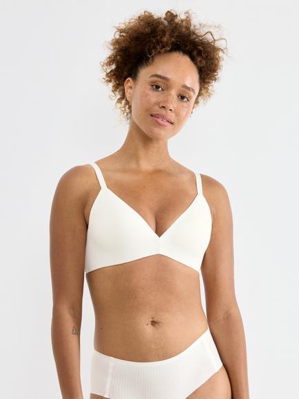 sloggi ZERO Feel Pure THE UP Push Up Bra, Silk White