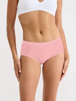 sloggi Basic+ Midi Knickers, Pack of 3 - view 2, Pink/Yellow