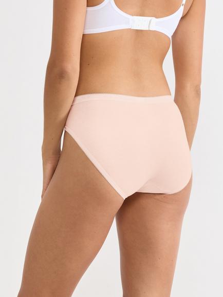 sloggi Basic+ Tai Knickers, Pack of 3 - view 2, Red/Yellow