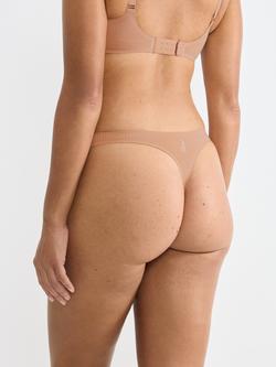 sloggi ZERO Feel Pure Thong - view 2, Nostalgic Brown