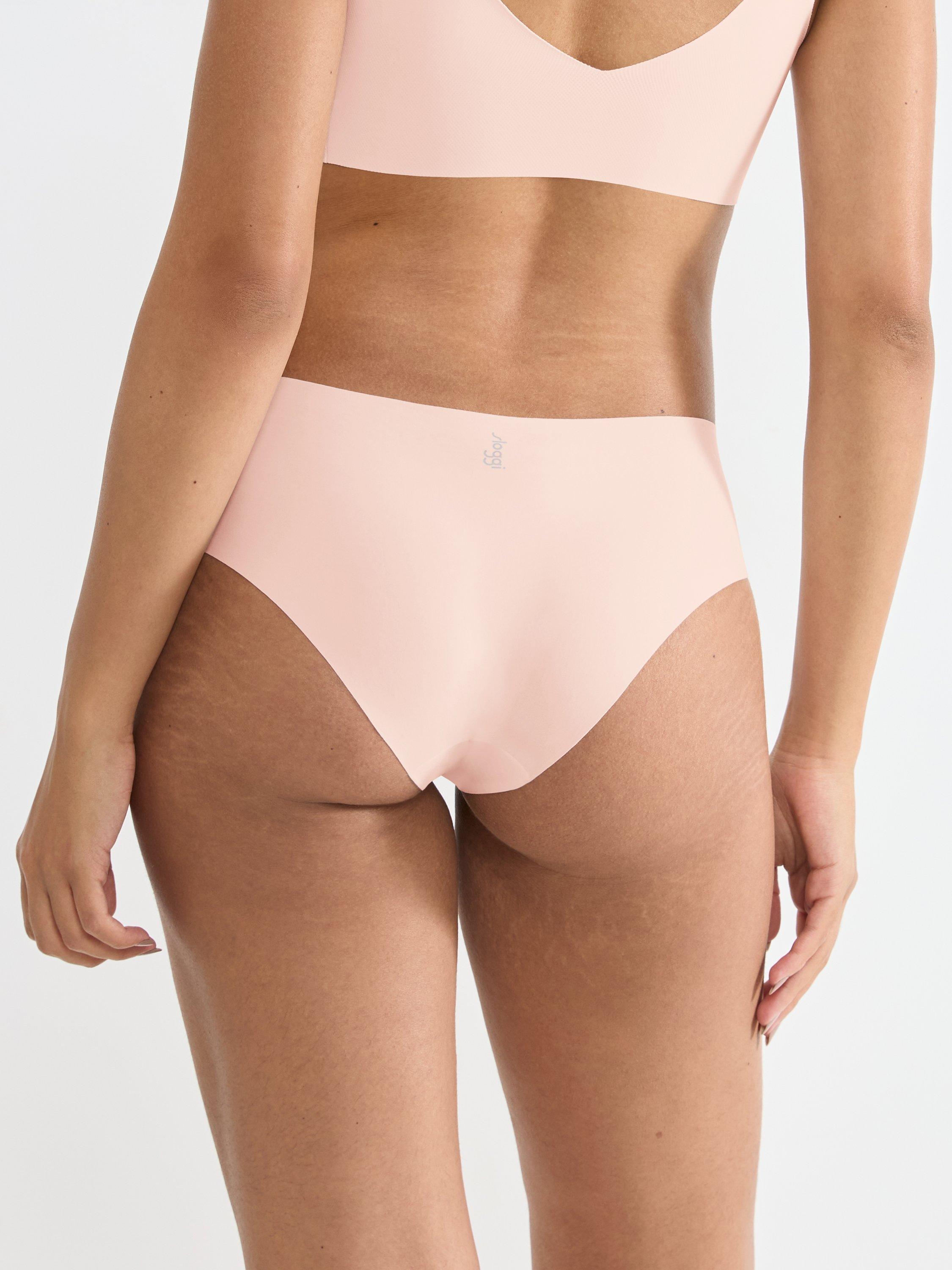 Product image 2 of 3, which shows sloggi ZERO Feel 2.0 Hipster Briefs, Puff Pink, XS