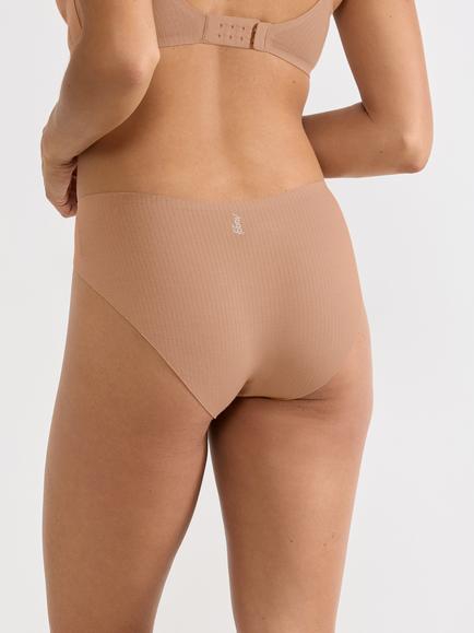 sloggi ZERO Feel Pure High Leg Knickers, Nostalgic Brown - view 2, Nostalgic Brown