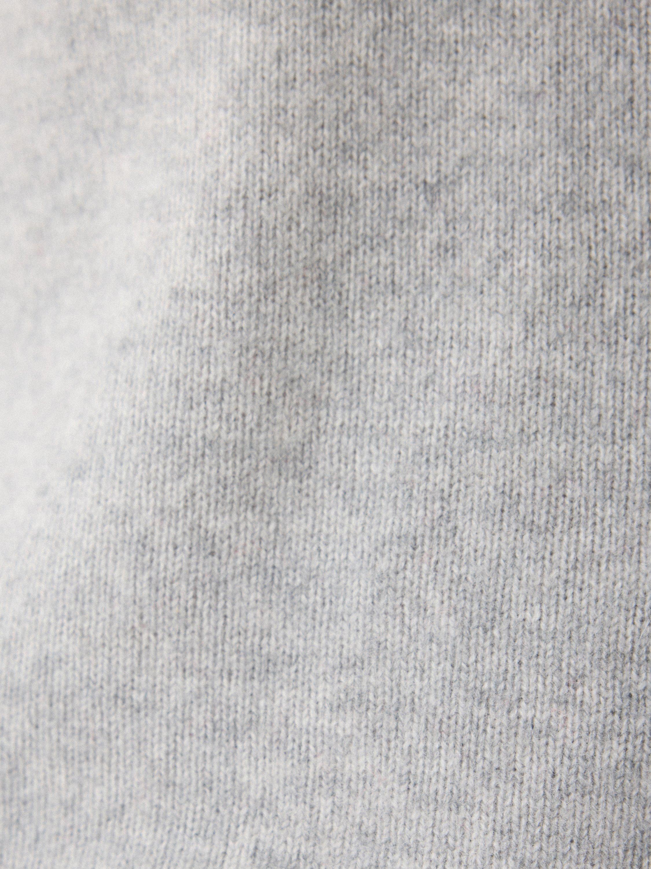 Product image 7 of 7, which shows Jigsaw V-Neck Wool Rich Jumper, Light Grey, XS