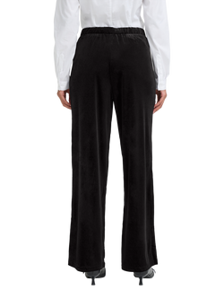 ICHI Lavanny Tailored Velvet Trousers, Black - view 2, Black